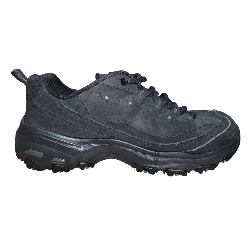 Skechers D Lites Women's 11949W Black Leather Comfort Shoes Sneakers Size 7 W - Picture 5 of 11
